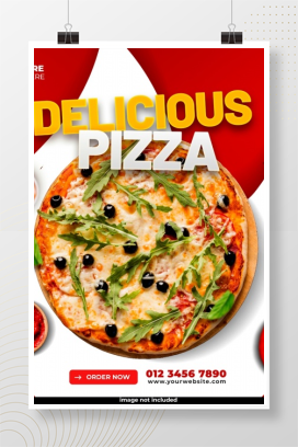 美味披萨折扣主图PSD分层素材